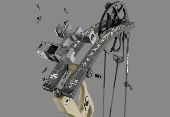 ～HOYT コンパウンドボウの新型XTS™チューニングシステム：レンチ1本で「4方向」を微調整できる