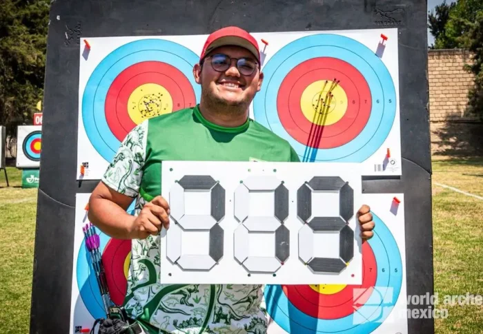 セバスチャン・ガルシア選手（メキシコ）がコンパウンド50mラウンドで719点を記録！